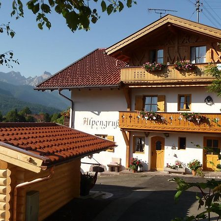 Gastehaus Alpengruss Hotel Wallgau Exterior foto